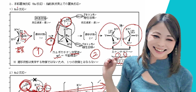 有機化学のポイントを一気見できる！「化学」の反応まとめ 講義風景