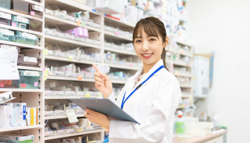 長く安心して働ける職場で勤務する薬剤師